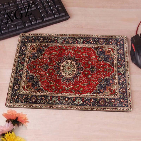 Navak Carpet Keyboard Computer Mousepad Persian Carpet Aesthetic Notbooks Rubber Mouse Mat Gaming Laptops Table Desk Rug Adhesive-Protective