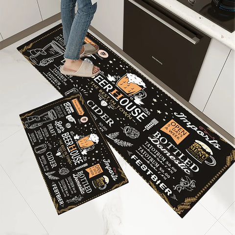 Navak Carpet Kitchen Rug Durable Home Entrance Doormat High-end Kitchen Mats for Floor Waterproof House Hold Washable Non-slip Large Carpet