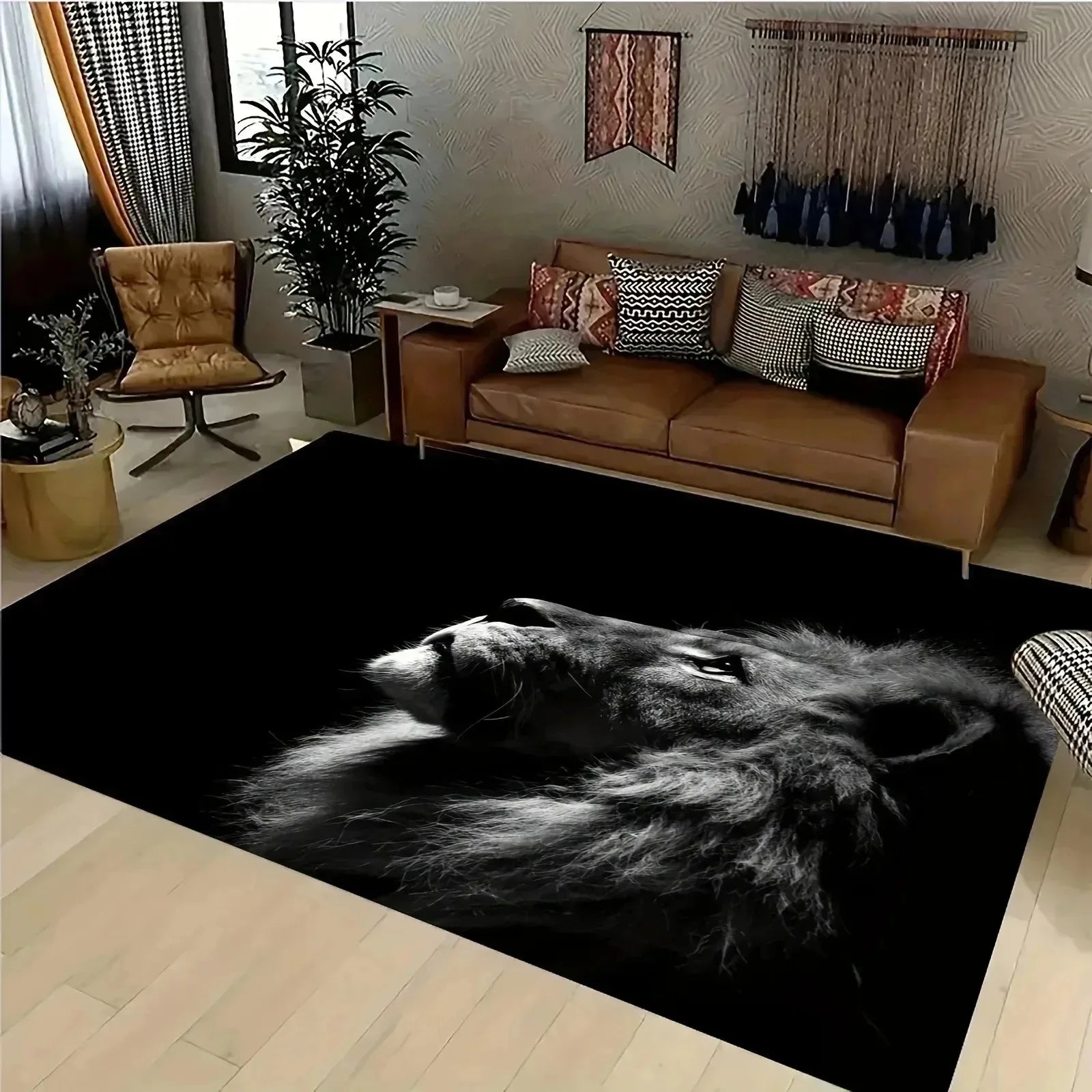 Navak Carpet 1PC Milu Deer Pattern Kitchen Rugs Non-Slip Home Door Mats Pop design Bathroom Rugs Bath Mat Carpet for Home Sink Laundry Decor