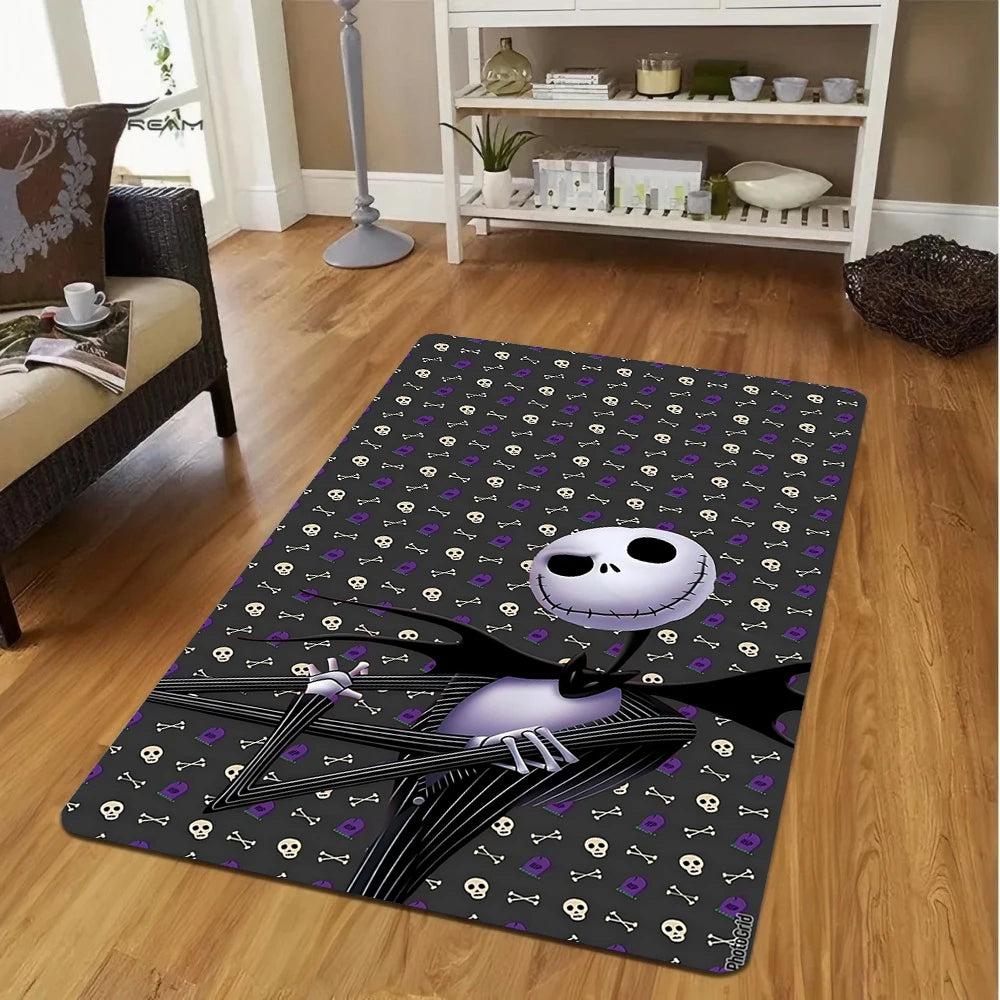 Navak Carpet Daily Picks Disney The Nightmare Before Christmas Jack Skellington Carpets for Girl Room Floor Mat Home Decor Non-Slip Rug Doormat