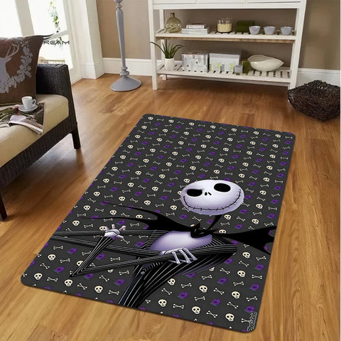 Navak Carpet Daily Picks Disney The Nightmare Before Christmas Jack Skellington Carpets for Girl Room Floor Mat Home Decor Non-Slip Rug Doormat