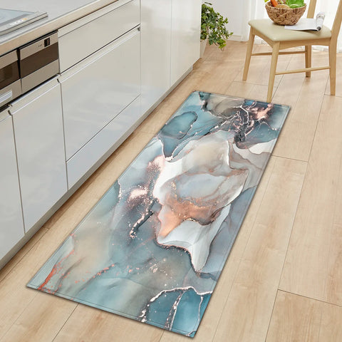 Navak Carpet Kitchen Bath Foot Mat Home Living Room Balcony Bedroom Bedside Floor Decor Long Carpet House Hallway Entrance Door Anti-Slip Rug