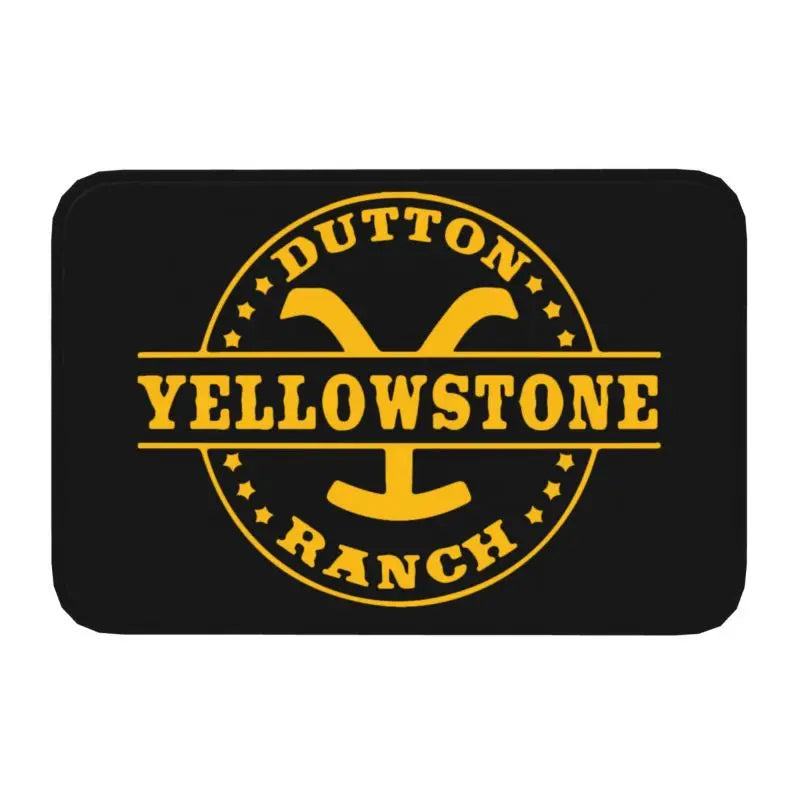 Navak Carpet Yellowstone Front Door Mat Anti-Slip Indoor Quick Dry Dutton Ranch Doormat Kitchen Balcony Entrance Rug Carpet