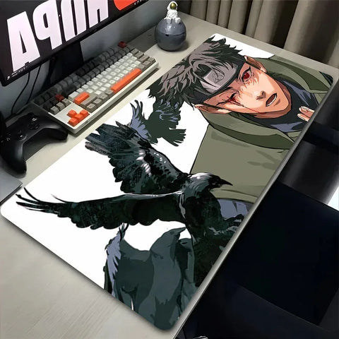 Navak Carpet Laptop Office Big Mouse Pad Anime Shisui U-Uchiha N-Narutos Mousepad Keyboard Gaming Non-slip Desk Mat PC Accessories Carpet Rug