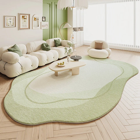 Navak Carpet Thicken Study Carpet Modern Simple Carpets for Living Room Irregular Bedroom Decor Plush Rug Home Special-shaped Anti-slip Mat