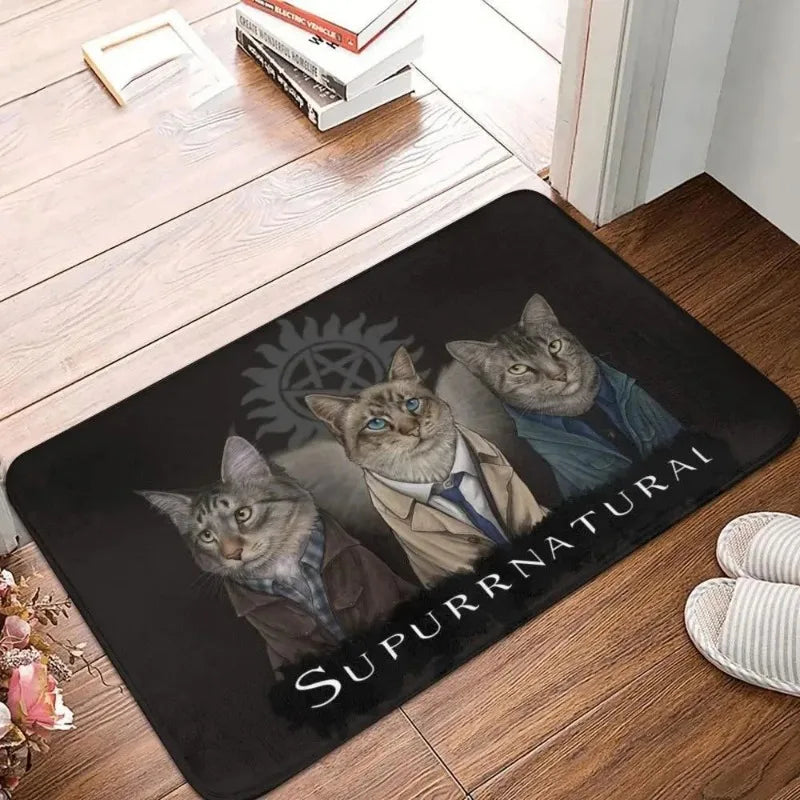 Navak Carpet Supernatural Floor Door Bathroom Kitchen Mat Anti-Slip Outdoor TV Wincherter Bros Doormat Garden Entrance Rug Carpet Footpad