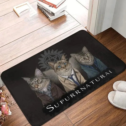 Navak Carpet Supernatural Floor Door Bathroom Kitchen Mat Anti-Slip Outdoor TV Wincherter Bros Doormat Garden Entrance Rug Carpet Footpad