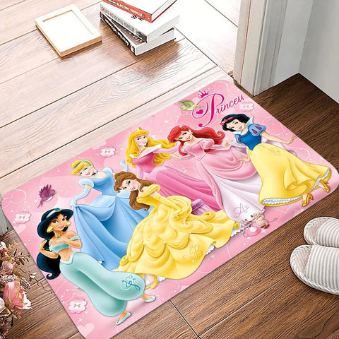 Navak Carpet Daily Picks Cartoon Disney Princess Door Mat Entrance Non-slip Doormat Washable Kitchen Carpet Hallway Rugs Bathroom Bath Door Mats