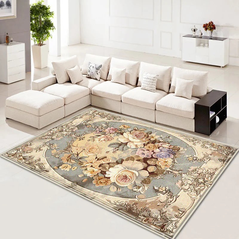 Navak Carpet Luxury Living Room Carpet Nordic Style Retro Decoration Home Sofa Area Large Rugs Bedroom Bedside Non-slip Soft Floor Mats Ковер
