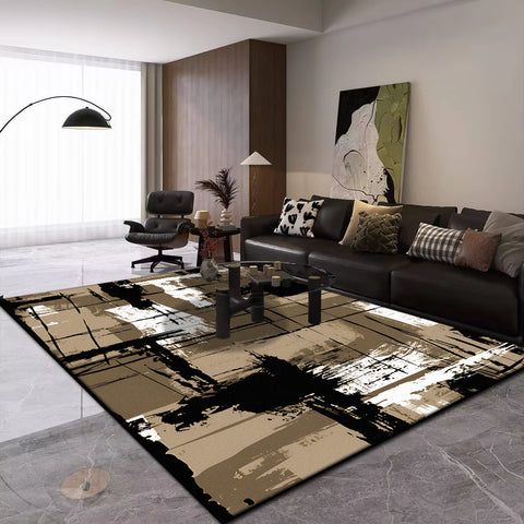 Navak Carpet Modern Abstract Carpet Large Living Room Light Luxury Sofa Non-slip Rug Washable Balcony Decoration Rug Children's Bedroom Mat