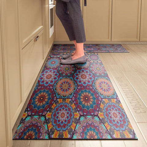 Navak Carpet Non-slip Kitchen Mat Long Rugs Crystal Velvet Carpet for Living Room Absorbent Foot Mats Bedroom Doormat Alfombra Small Rugs