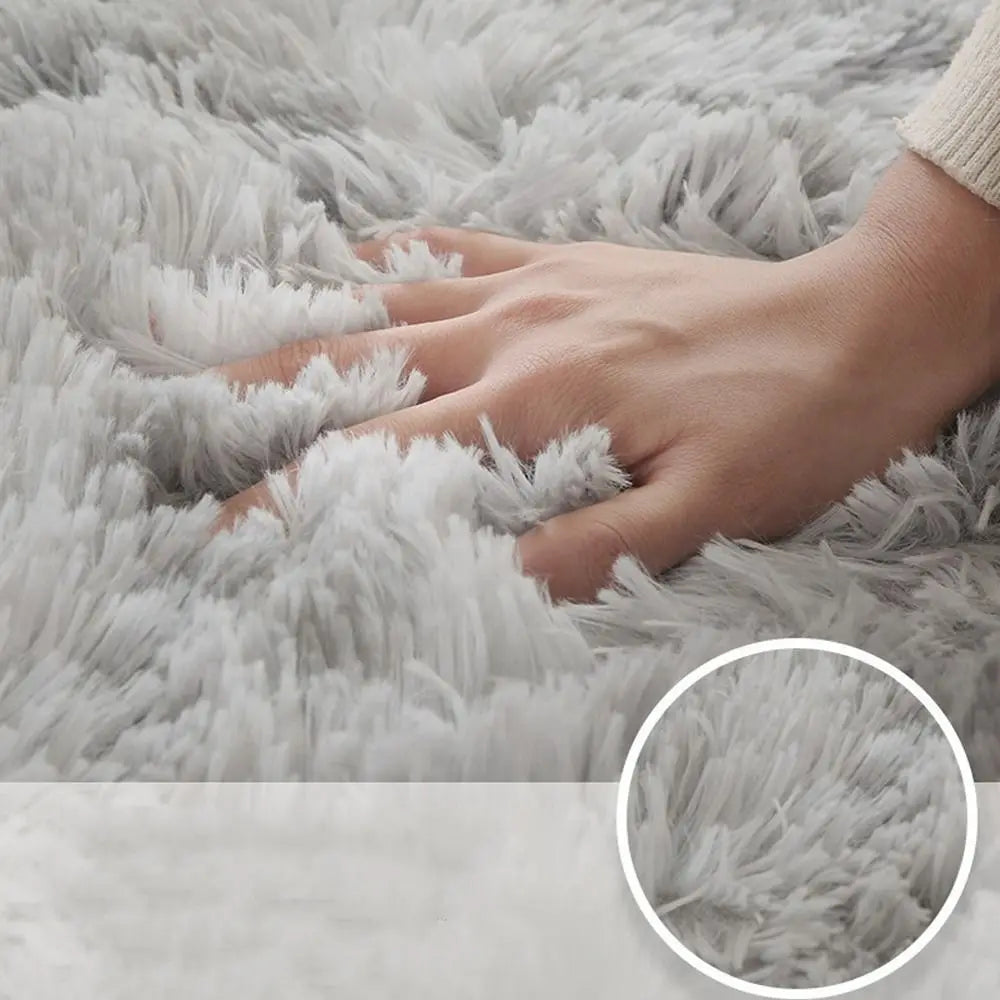 Navak Carpet New Imitation Wool Bedside Rugs Floor Protection Washable Sofa Cushion Non Slip Long Hair Carpet Home Decor