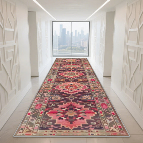 Navak Carpet Morocco Hall Corridor Carpet Non-slip Washable Home Runner Stairway Rug Outdoors Aisle The Long Corridor Mat Customizable Lobby