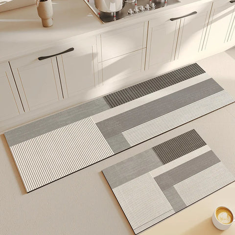 Navak Carpet Anti slip kitchen floor mat,Water absorbing rug,Fashion pattern decoration carpet,Multi functional door mat,Bathroom floor mat