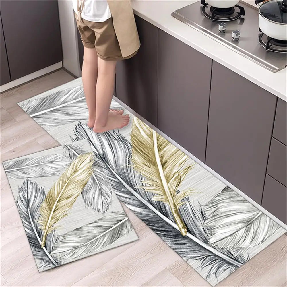 Navak Carpet Kitchen Carpet Mats for Floor Bedroom Living Room Long Bedside Area Rug Soft Washable Carpet Anti Slip Bathroom Entrance Doormat