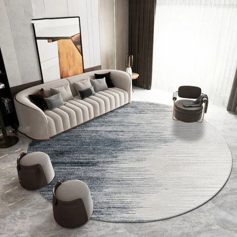 Navak Carpet Exclusive Picks Round Crystal Velvet Carpet Soundproof & dirty-resistant Rug Office Computer Swivel Chair Rocking Table Study Bedroom Mat