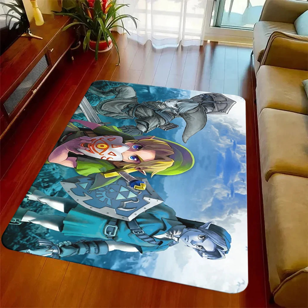 Navak Carpet The L-Legend of Z-elda Majora's Mask Area Rug Gaming Rug Video Game Rug Rugs for Living Room Home Decor Rug Non Slip Floor Mat
