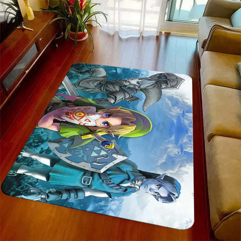 Navak Carpet The L-Legend of Z-elda Majora's Mask Area Rug Gaming Rug Video Game Rug Rugs for Living Room Home Decor Rug Non Slip Floor Mat
