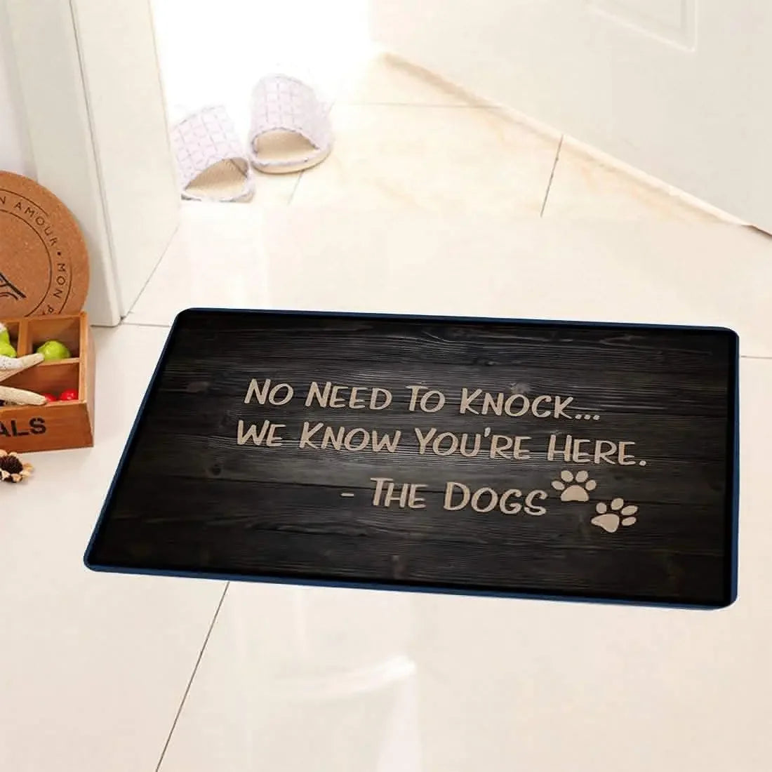 Navak Carpet Funny Welcome Mats Please Take Off Your Shoes Floor Decorative Carpet Non-slip Easy Clean Rug Room Home Office Washable Doormats