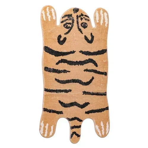 Navak Carpet Exclusive Picks Cartoon Leopard Carpet For Cooling And Warmth, Home Decoration, Bedroom Plush Floor Mat, Living Room Rest Area Floor Mat
