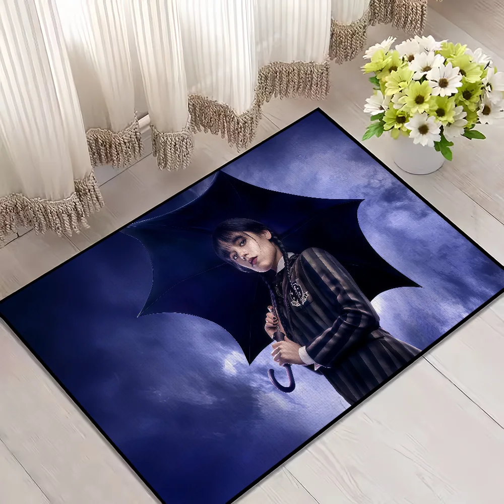 Navak Carpet horror movie W-WednesdayS-2 small carpet Rug Carpet Home Decor Bedroom Mat Hallway Balcony Carpet Entrance Doormat Decoration