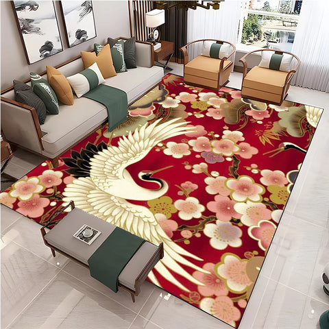Navak Carpet Chinese Style Living Room Carpet Coffee Table Floor Mat Alfombra Rug Study Bedroom Bedside Home Decoration Non-slip Floor Mat