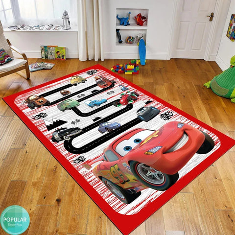 Navak Carpet Daily Picks Motorway Road Car Floor Carpet McQueen Cartoon Car Rug for Kids Room Decor Minimalist Nursery Child Play Mat Gift Ideas