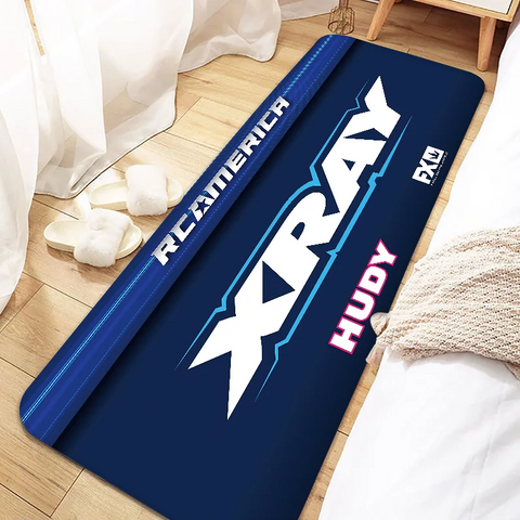 Navak Carpet XRAY Racing Car Logo Door Mat Non-Slip Washable Floor Rug for Kitchen Living Room Entrance Hallway Bathroom Doormat Home Decor