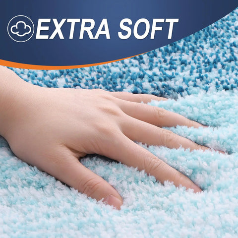 Navak Carpet Kitinjoy Bathroom Rug Mat extra Soft Absorbent Microfiber Bath Mat Non-Slip Plush Shaggy Machine Wash Carpet Bathroom Floor Rugs