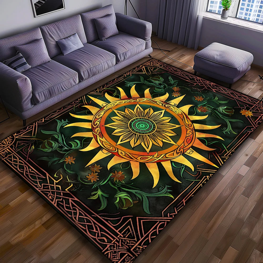 Navak Carpet Creative Carpet, Durable Door Mat Chair Mat Sofa Mat, Comfortable Printed Area Rug Appropriate for Hotel, Balcony, Hallway, Livi