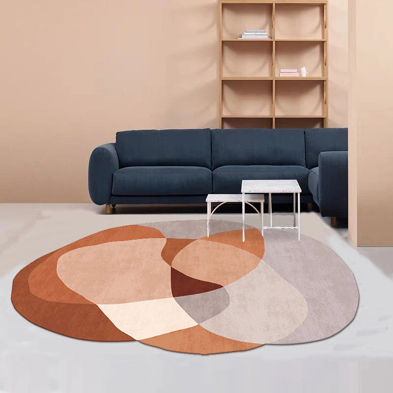 Navak Carpet Irregular Shapes Living Room Decoration Carpet Nordic Style Rugs for Bedroom Thick Plush Lounge Floor Mat Fluffy Soft Study Rug