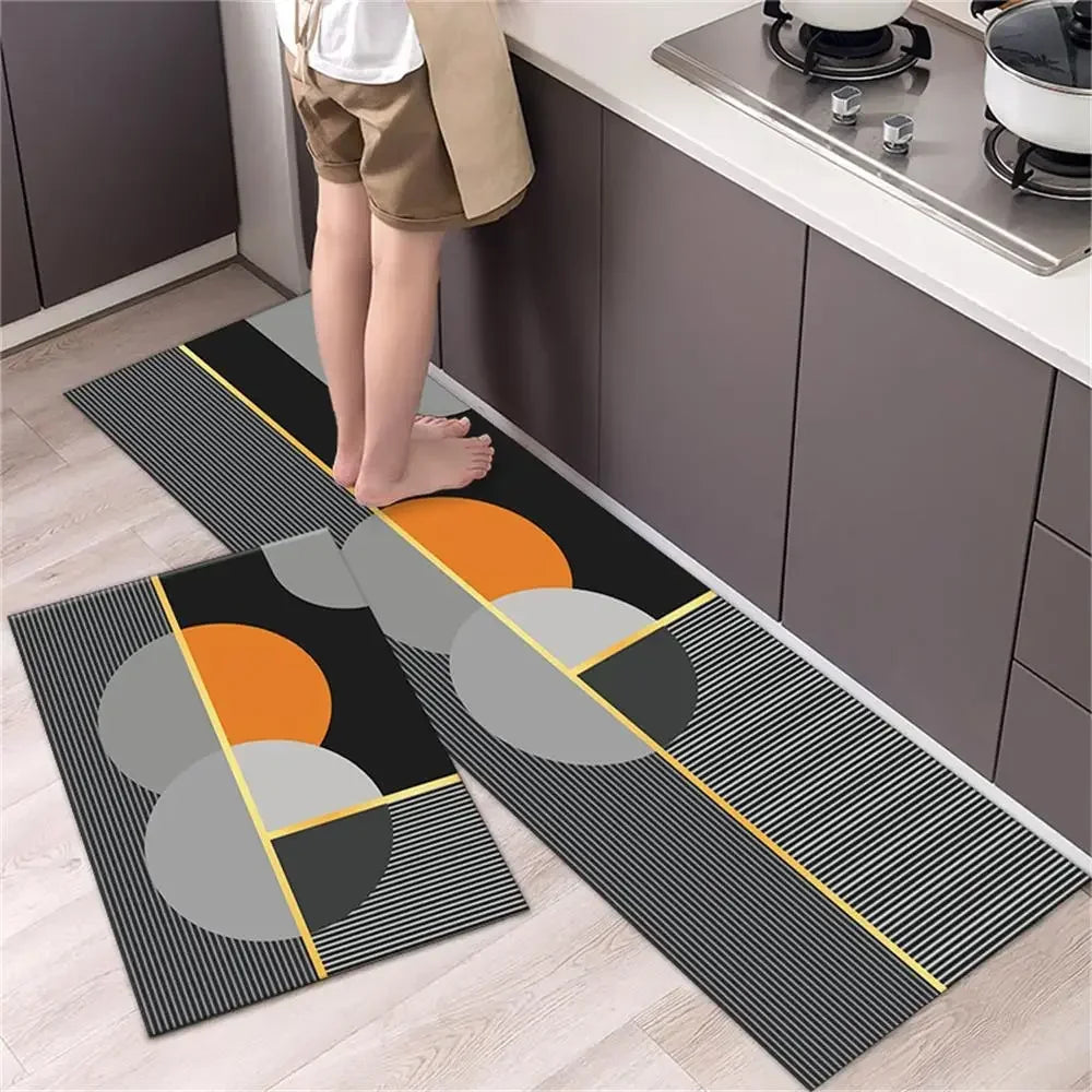 Navak Carpet Kitchen Carpet Mats for Floor Bedroom Living Room Long Bedside Area Rug Soft Washable Carpet Anti Slip Bathroom Entrance Doormat