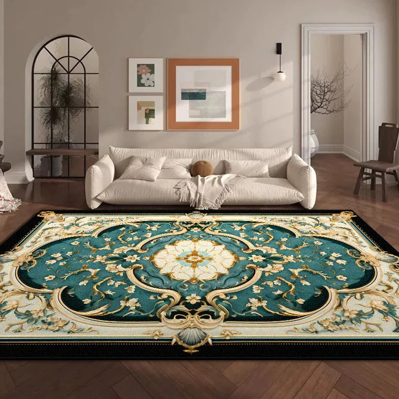 Navak Carpet Home Luxury Decoration Big Size Living Room Rug Flower Design Soft Bedroom Carpet Non-slip Washable Cloakroom Dressing Table Mat