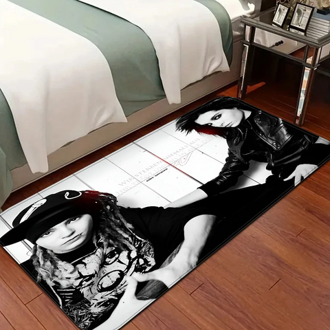 Navak Carpet Tokio Hotel Band printed Room Mats er Anti-slip Modern Living Room Balcony Printed Welcome Rug