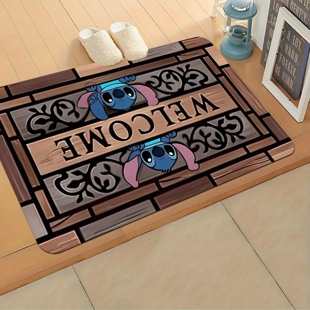 Navak Carpet Stitch’s Playful Welcome MatSoft, absorbent and non-slip, bathroom room mats, yoga mats, home decoration
