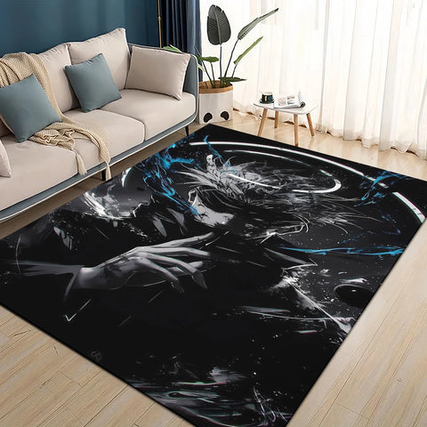 Navak Carpet 3D Cartoon Jujutsu Kaisen Anime Itadori Yuj Carpet Rug for Living Room Bedroom Home Sofa Decoration,kids Play Non-slip Floor Mat