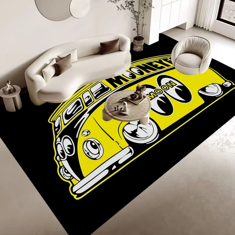 Navak Carpet Mooneyes Print Floor Mat INS Style Soft Bedroom Floor House Laundry Room Mat Anti-skid Bedside Area Rugs