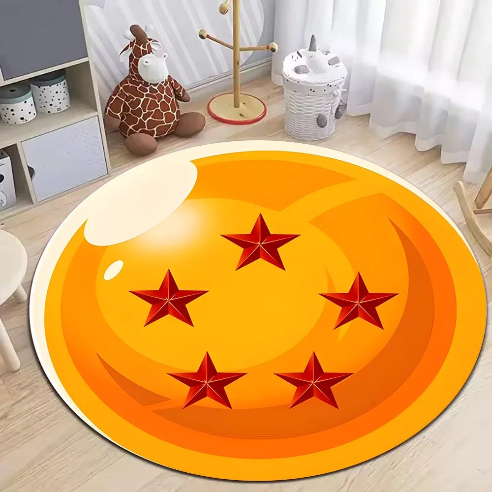 Navak Carpet Daily Picks Anime D-Dragon-Ball  Inspired Rug for Living Room Decor Bedroom Bedside Soft Carpet Sofa Mat Gaming Room Swivel Chair Mat