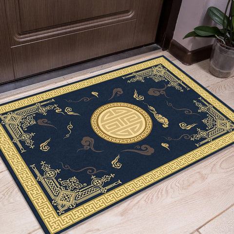 Navak Carpet Traditional Chinese Style  Diatom Mud Entrance Door Mat Antislip Home Outdoor Kitchen Rug Hallway Bathroom Porch Floor Carpet