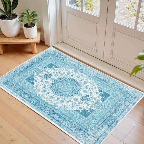 Navak Carpet Crystal velvet carpet Bright Pink Area Rug for Living Room, Machine Washable Rugs with Non-Slip Backing for Girls Bedroom, Cu