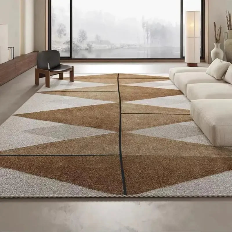 Navak Carpet Exclusive Picks Scandinavian Style Light Luxury Circle Fleece Home Carpet Living Room Bedroom Bedside Non-slip Decorative Home Carpet
