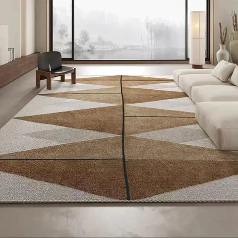 Navak Carpet Exclusive Picks Scandinavian Style Light Luxury Circle Fleece Home Carpet Living Room Bedroom Bedside Non-slip Decorative Home Carpet