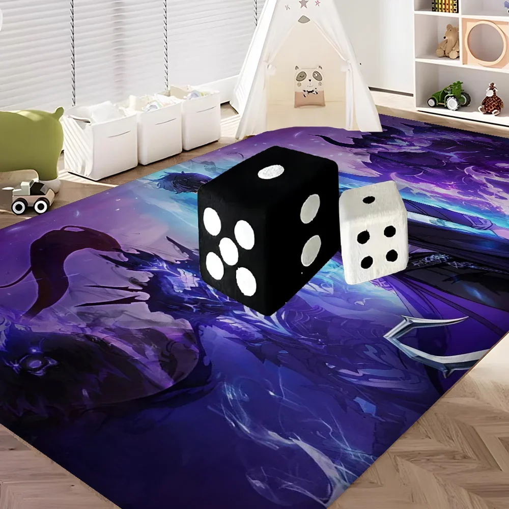 Navak Carpet Anime Solo L-leveling Gaming Entrance Door Mat Washable Non-Slip Living Room Sofa Chairs Area Mat Kitchen Welcome Doormat