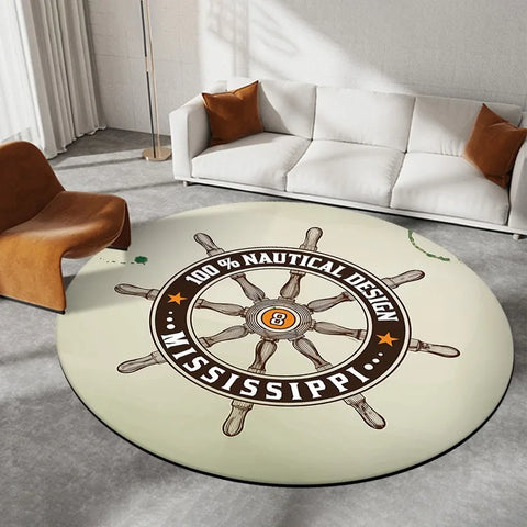 Navak Carpet Daily Picks Disney Captain America Circular Mat Living Room Sofa Carpet Tea Table Bedroom Bedside Enter Door Rug Fashion Home Dcor
