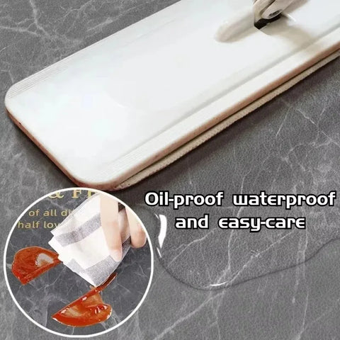 Navak Carpet PVC Leather Balcony Mat Waterproof Nonslip Kitchen Floor Mats Soft Wear-resistant Oilproof Rug Home Decor Carpet 러그 שטיח מַרבַד