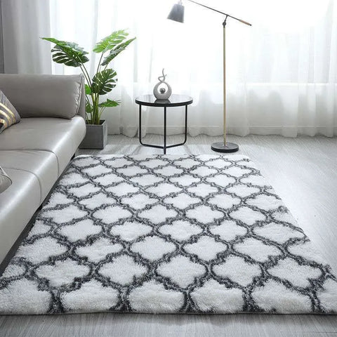 Navak Carpet Plush Carpet For Living Room Large White Soft Fluffy Carpets Bedroom Thicken Floor Mat Teen Room Home Decoration Rugs