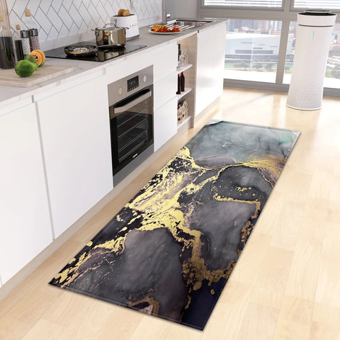 Navak Carpet Entrance Doormat Kitchen Carpet Bedroom Floor Balcony Decoration Long Rug Custom Made Home Bath Door Hallway Anti-Slip Foot Mat
