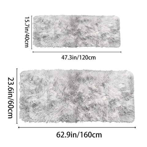 Navak Carpet Soft Area Rugs Bedroom Carpet Fluffy Non-slip Tie-Dyed Fuzzy Shag Plush Soft Shaggy Bedside Rug Living Room Carpet