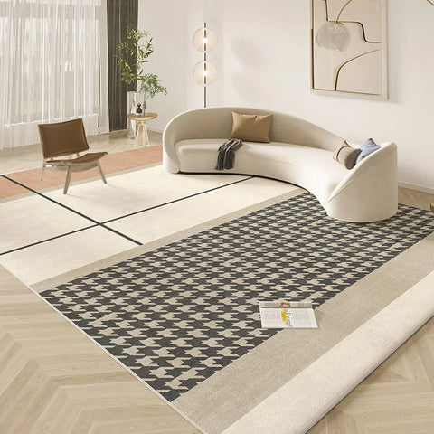 Navak Carpet Wabi-sabi Style Living Room Decoration Plush Carpet Light Luxury Rugs for Bedroom Fluffy Soft Thick Rug Home Washable Floor Mat