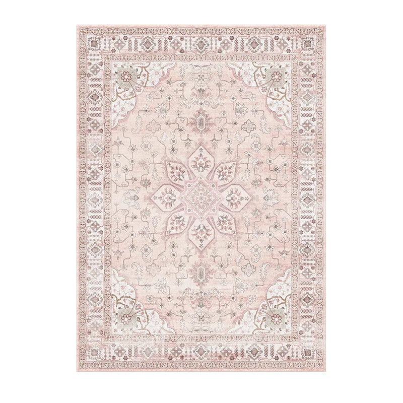 Navak Carpet Green Badge Carpet Elegant Persian Rugs Living Room Bedroom Decorative Carpets Non-slip Soft Prayer Rug Machine Washable Carpet